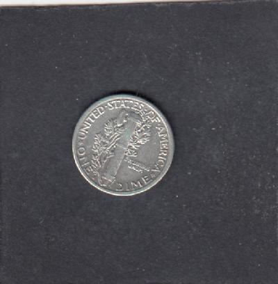 Beschrijving: 1 Dime MERCURY